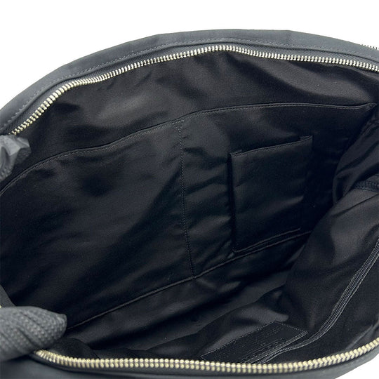 COACH Business bag F70549 Nylon, Leather black Signature mens Used Authentic