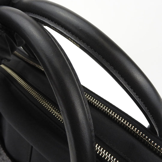 COACH Business bag F70549 Nylon, Leather black Signature mens Used Authentic