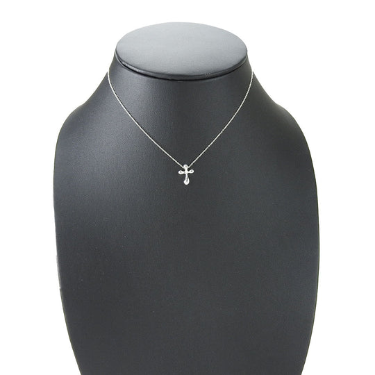 TIFFANY&Co. Necklace Silver925 Silver cross Women Used Authentic