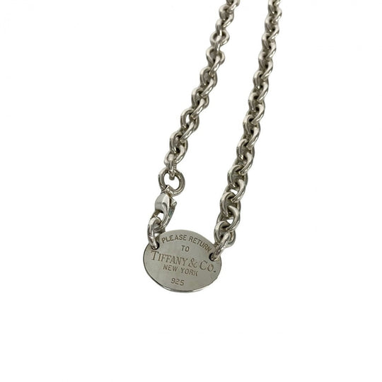 TIFFANY&Co. Necklace Silver925 Silver Return to Oval Necklace