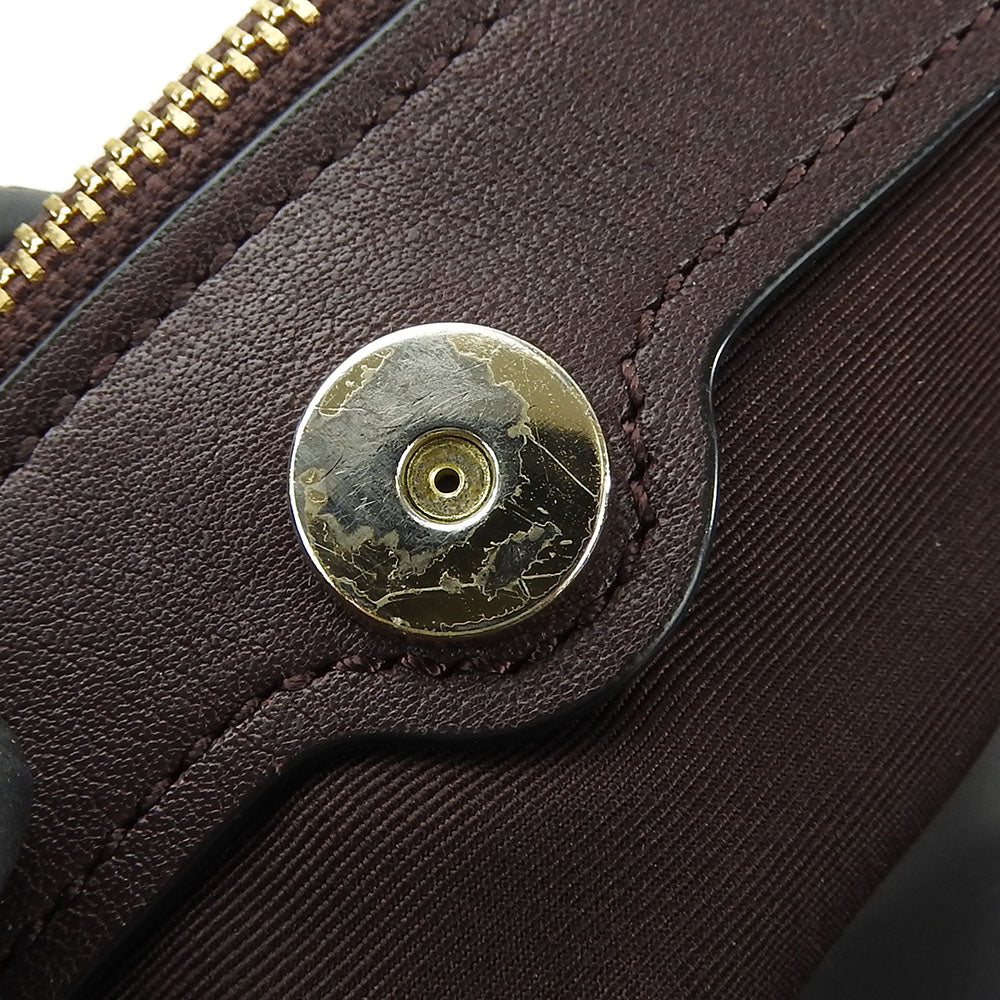 COACH Handbag F25952 leather purple Signature Women Used Authentic