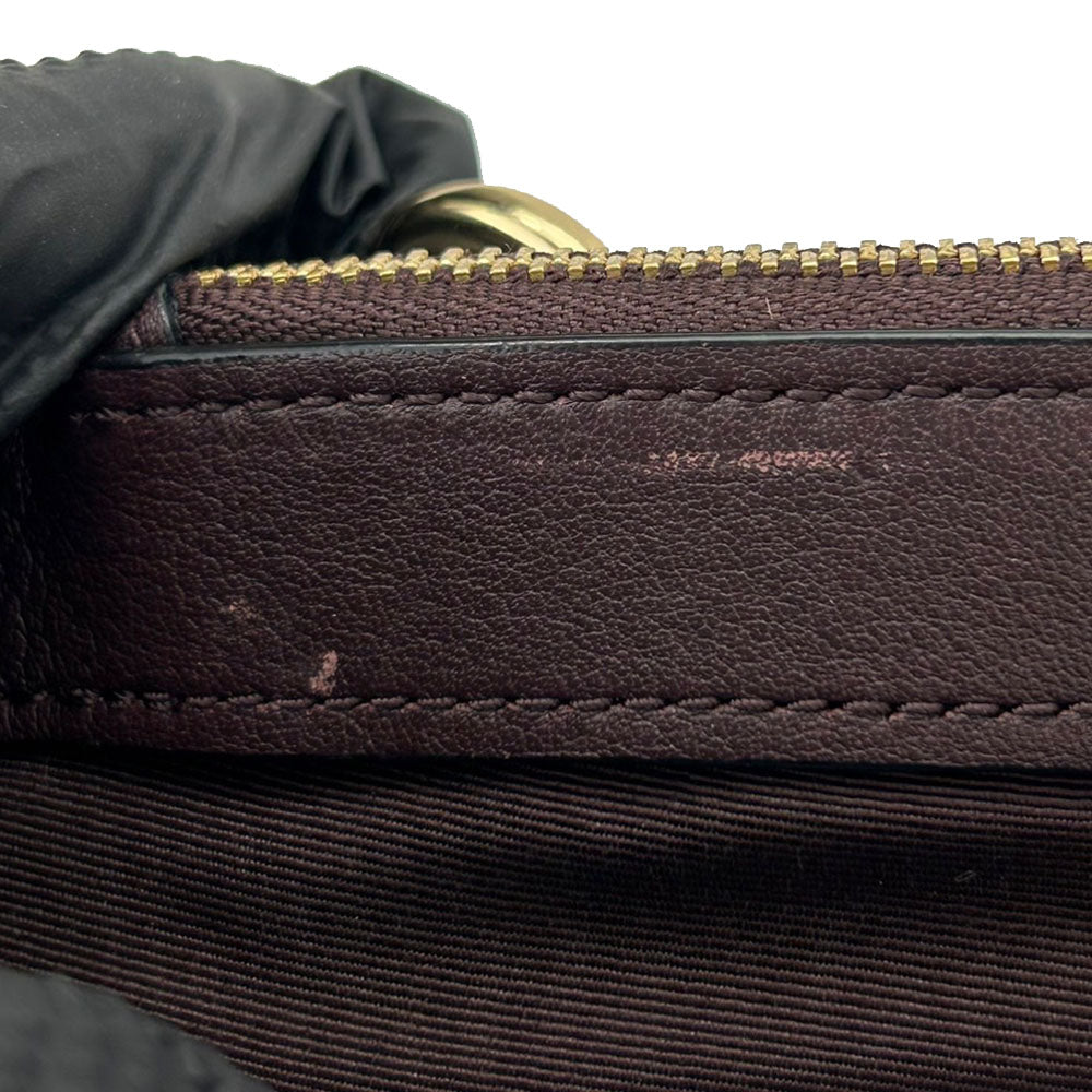 COACH Handbag F25952 leather purple Signature Women Used Authentic