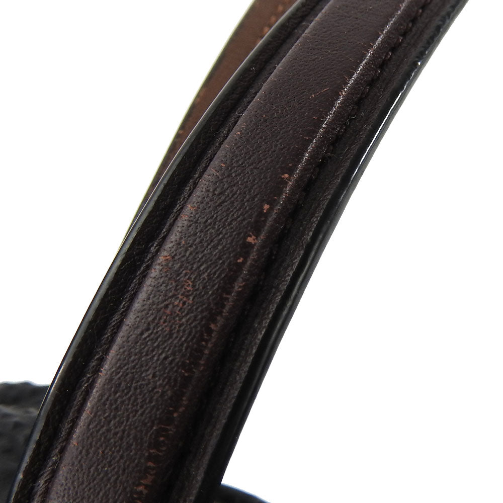 COACH Handbag F25952 leather purple Signature Women Used Authentic