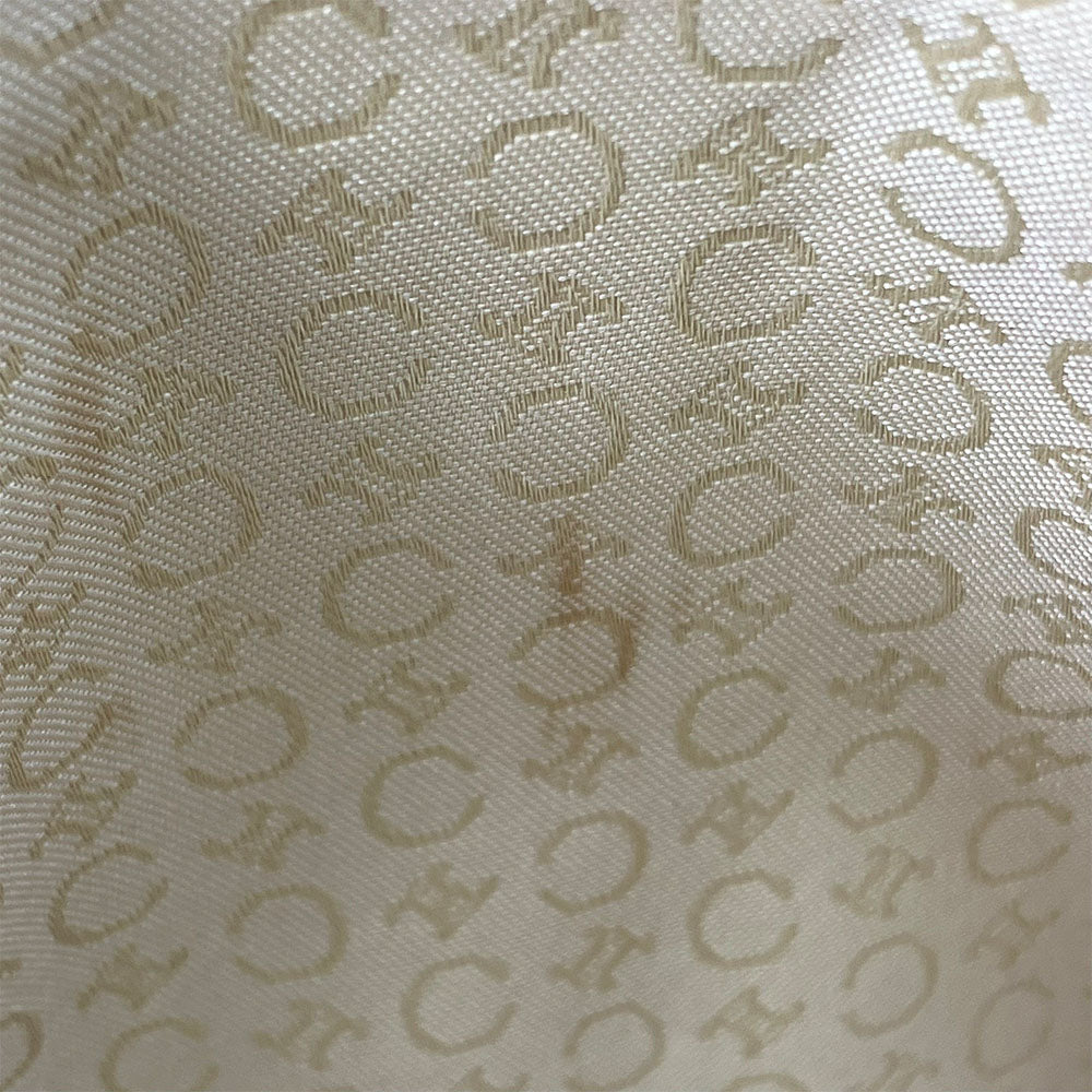 CELINE Tote Bag Canvas, Leather beige Sulky Women Used Authentic