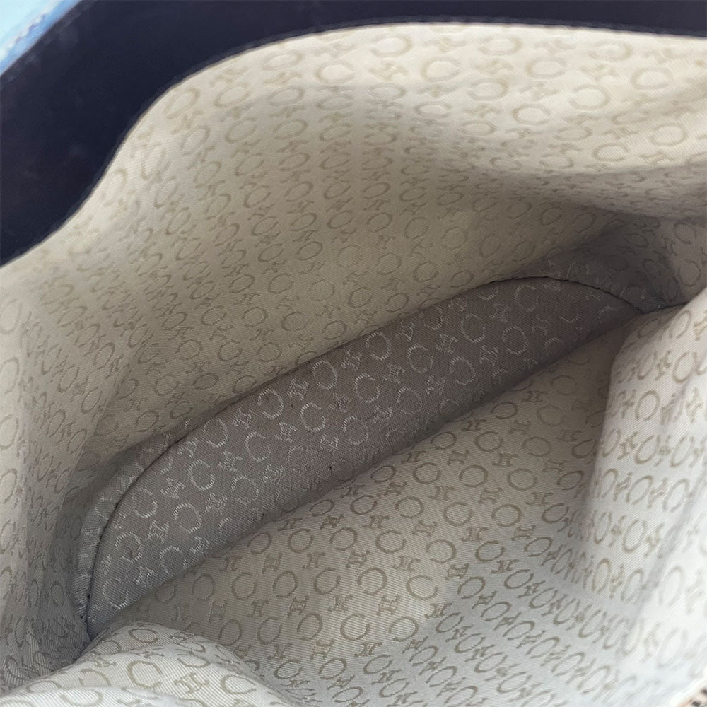 CELINE Tote Bag Canvas, Leather beige Sulky Women Used Authentic