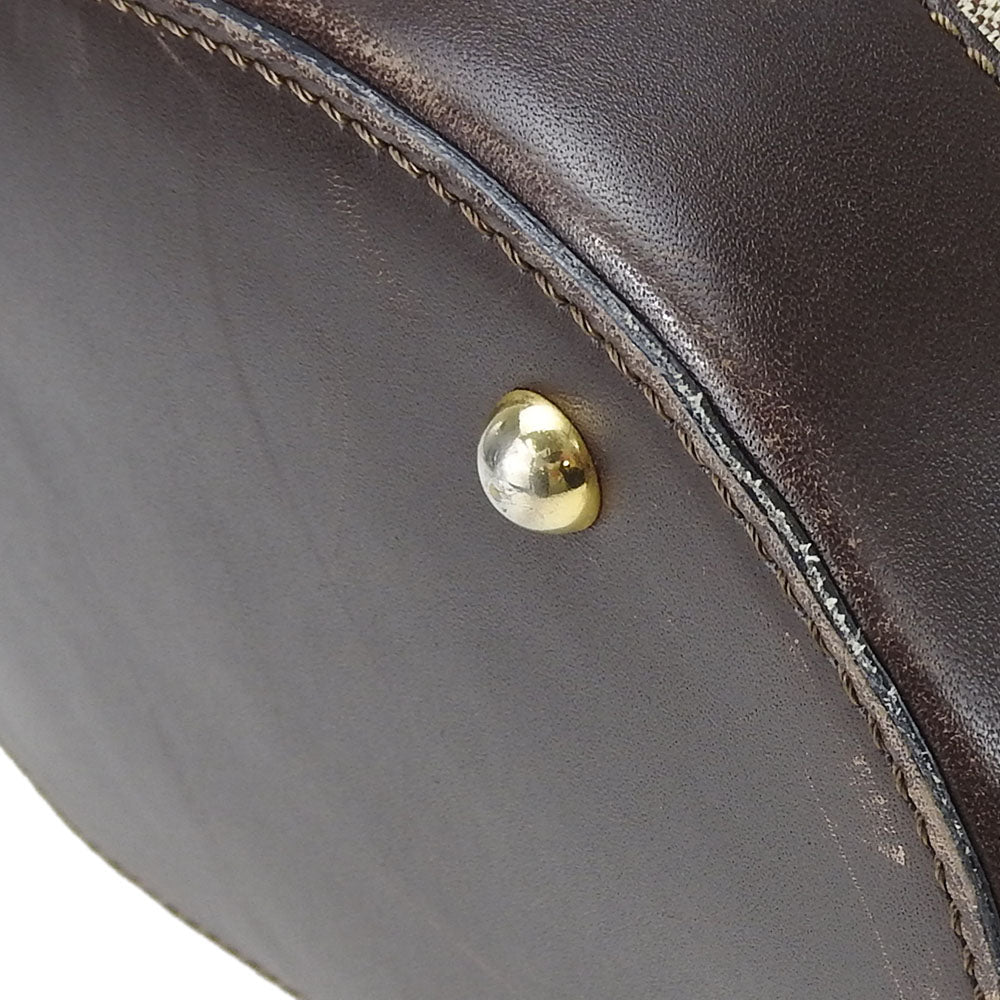 CELINE Tote Bag Canvas, Leather beige Sulky Women Used Authentic