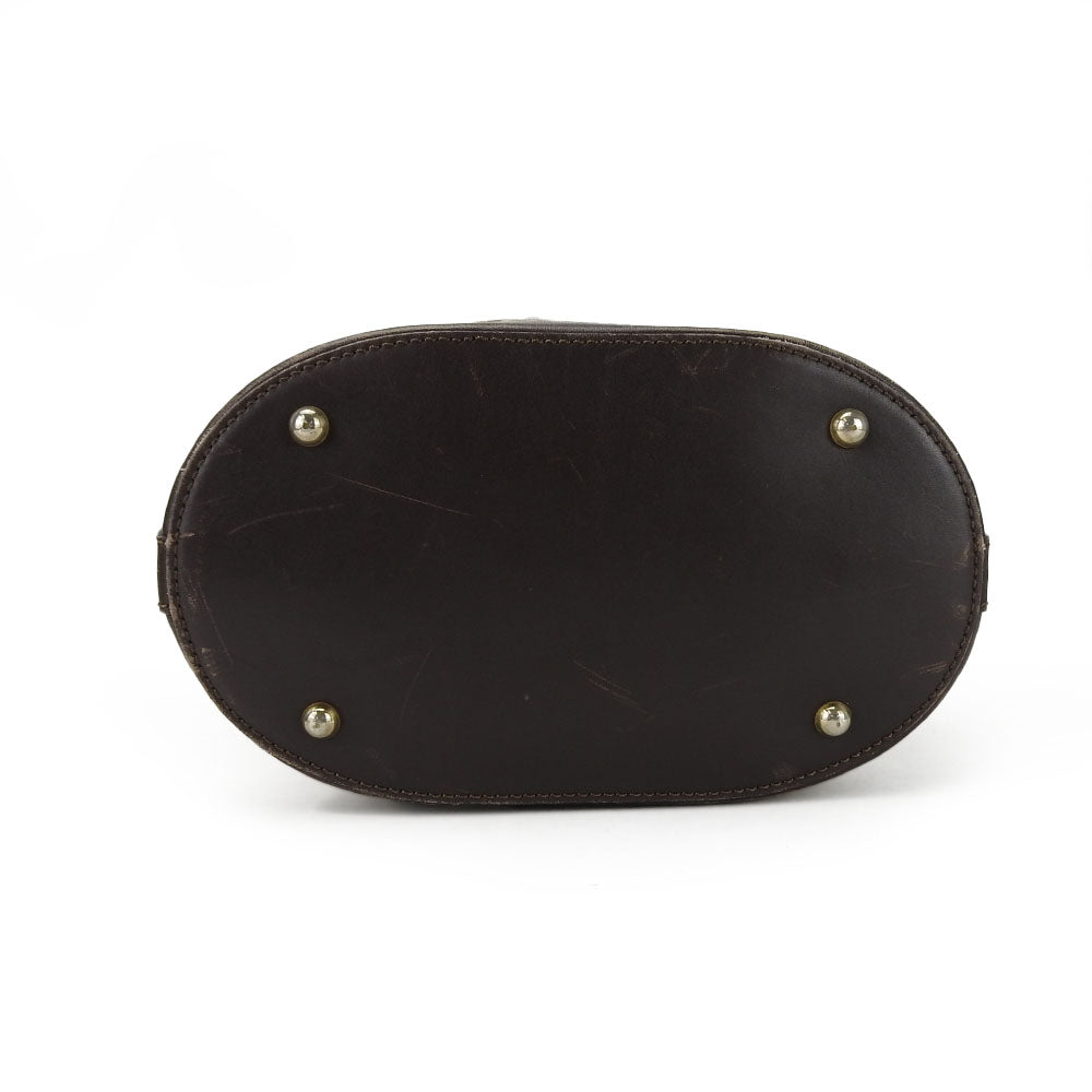 CELINE Tote Bag Canvas, Leather beige Sulky Women Used Authentic