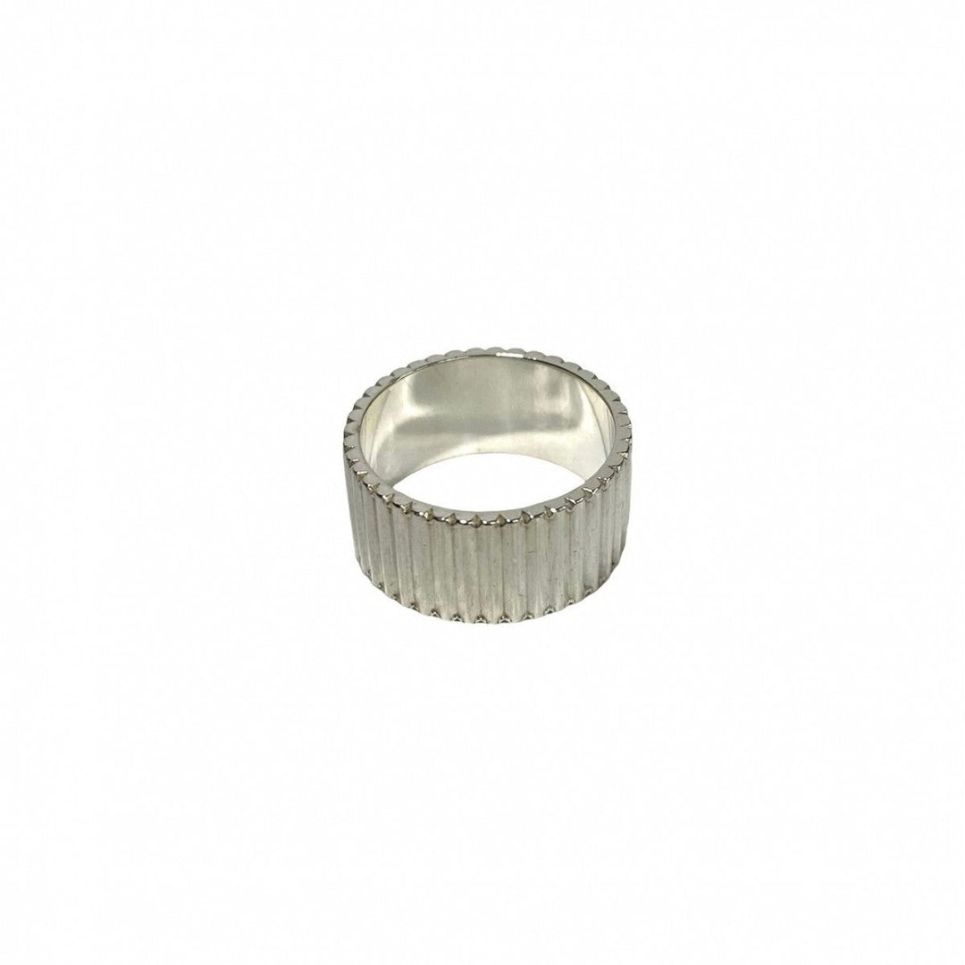 GUCCI Ring Silver925 Silver Coin Edge Ring