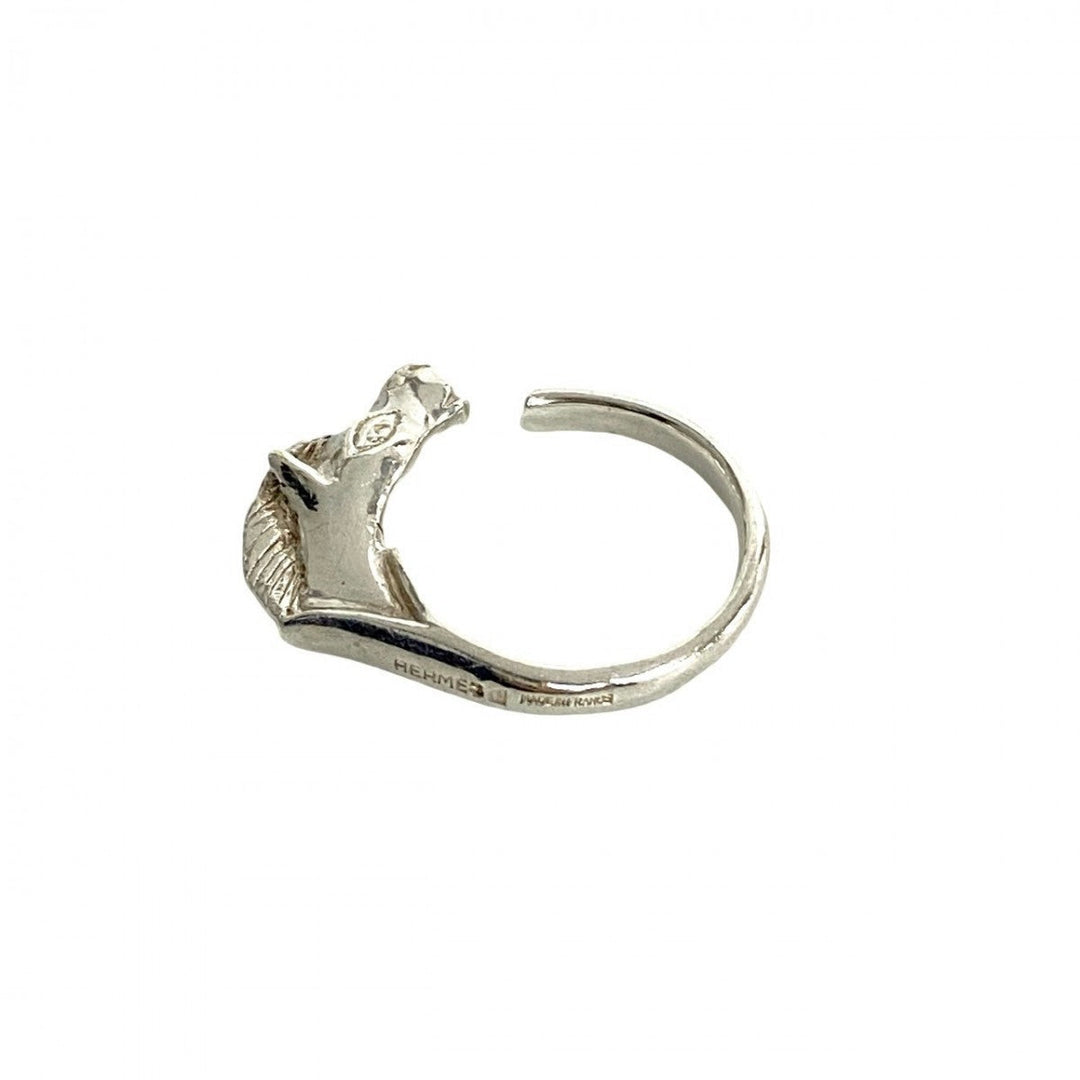 HERMES Ring Silver925 Silver Cheval Horseshoe Ring