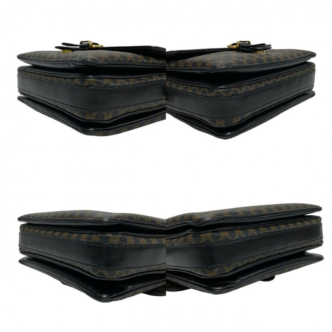 CELINE Shoulder Bag leather black