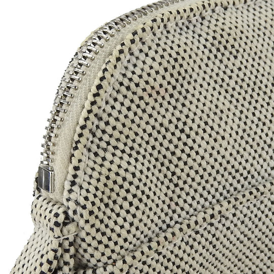 HERMES Pouch canvas gray Bored Pouch Mini