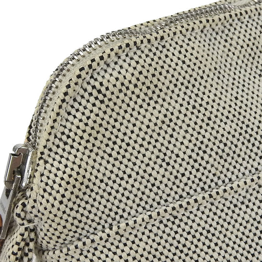 HERMES Pouch canvas gray Bored Pouch Mini