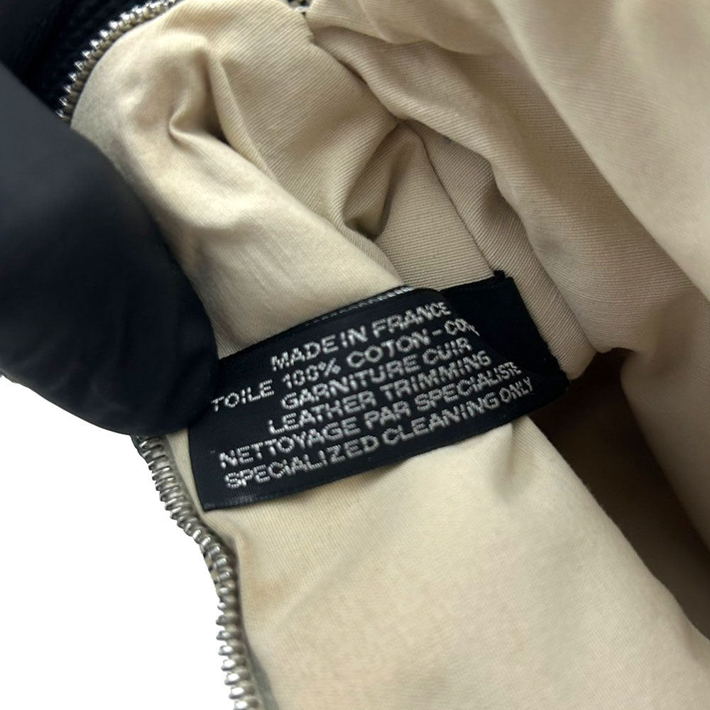 HERMES Pouch canvas gray Bored Pouch Mini