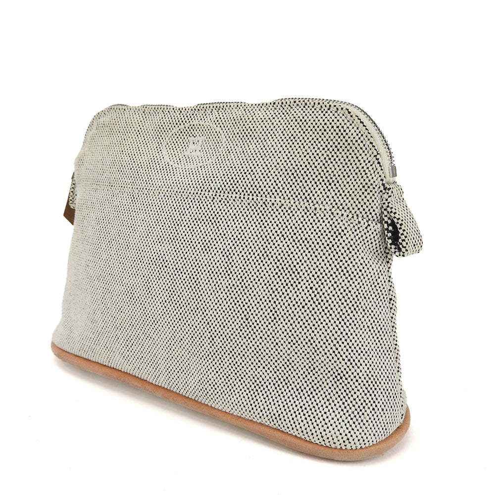 HERMES Pouch canvas gray Bored Pouch Mini