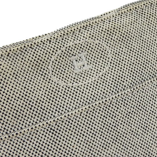 HERMES Pouch canvas gray Bored Pouch Mini