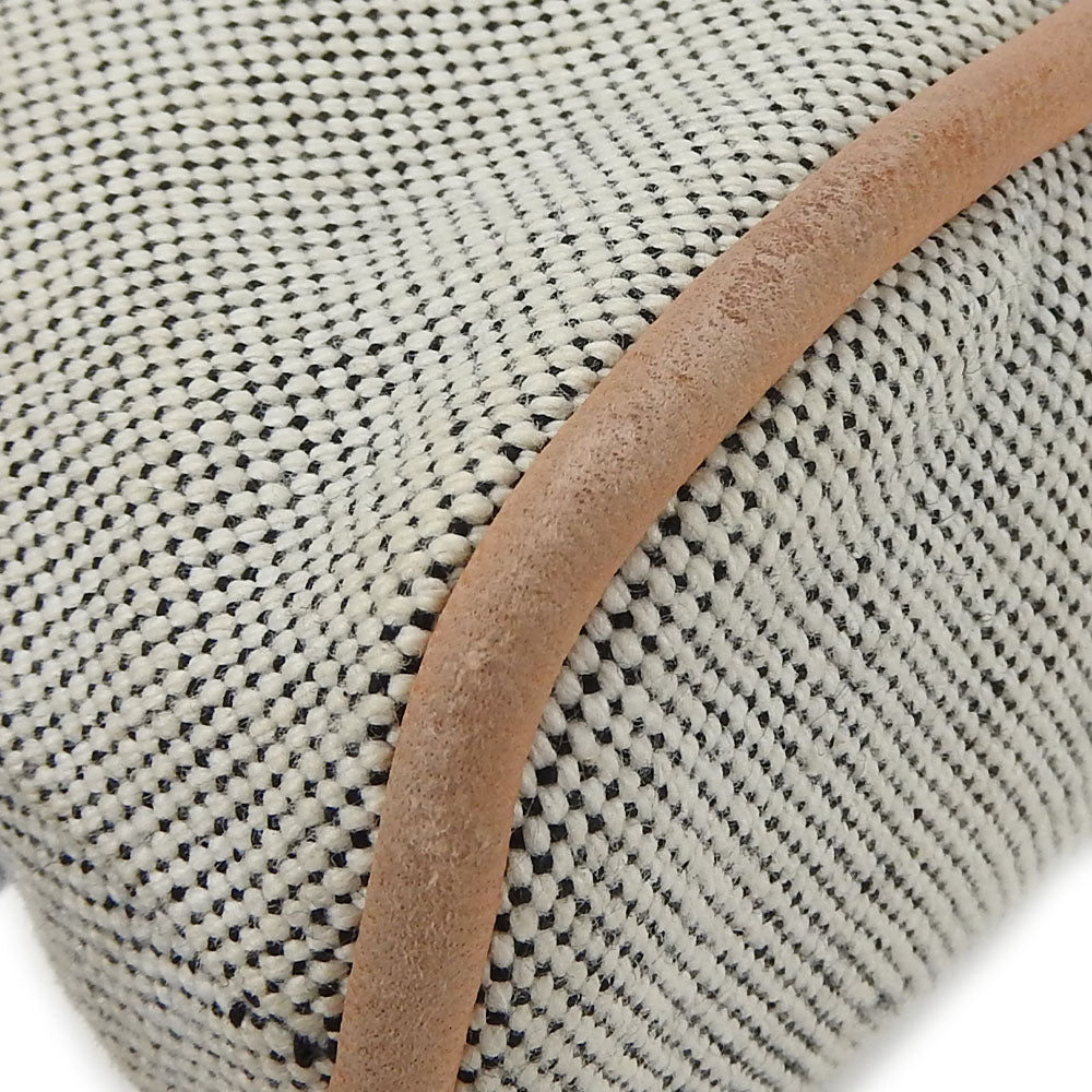 HERMES Pouch canvas gray Bored Pouch Mini