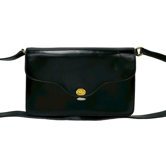 CELINE Shoulder Bag leather black