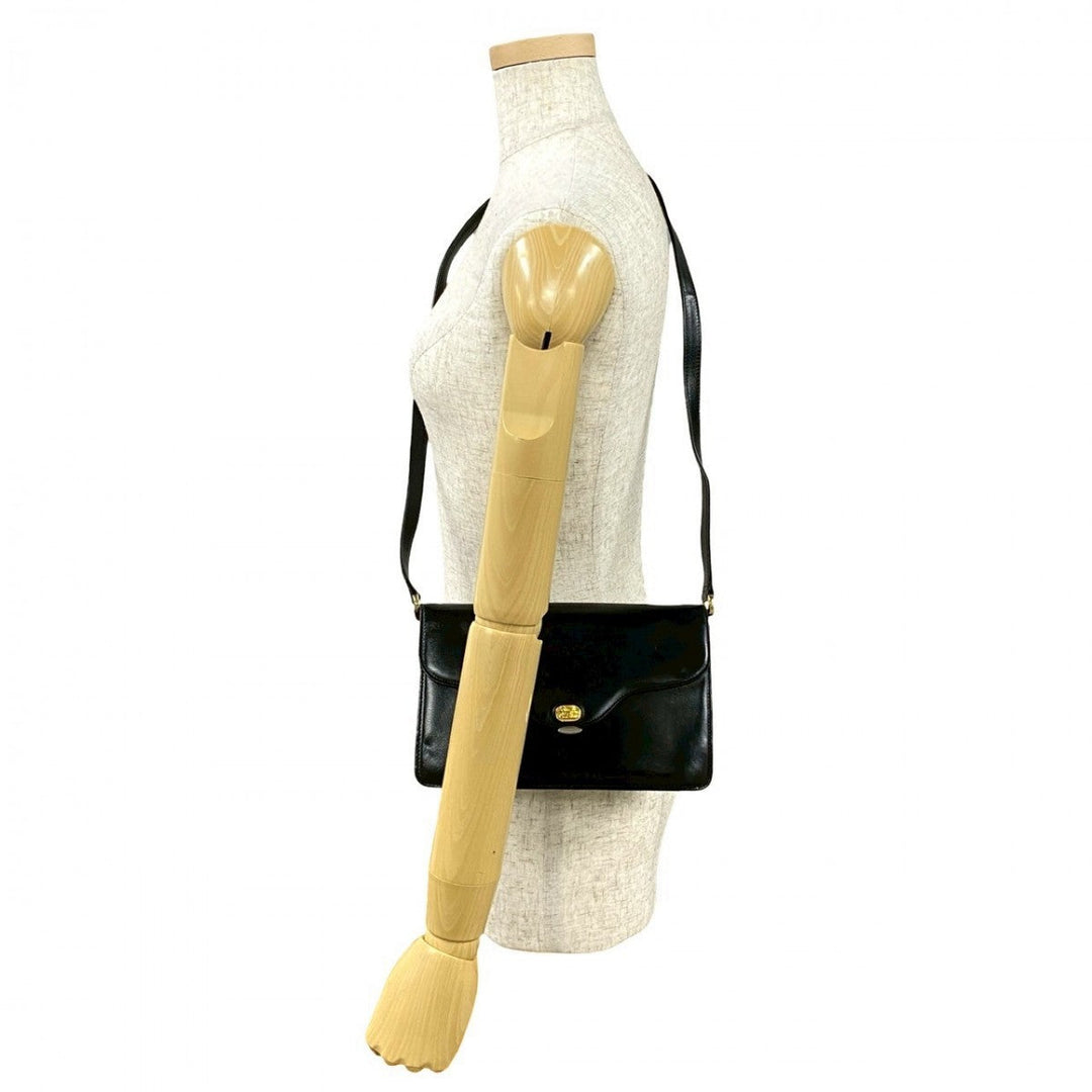 CELINE Shoulder Bag leather black