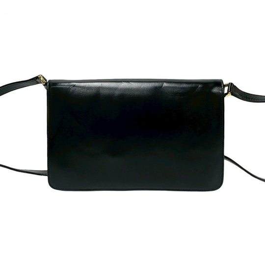 CELINE Shoulder Bag leather black