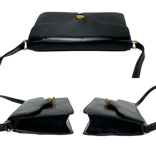 CELINE Shoulder Bag leather black
