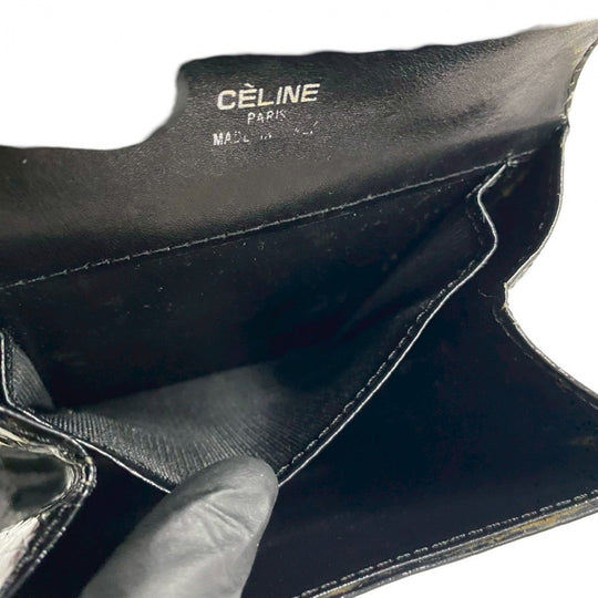 CELINE Shoulder Bag leather black