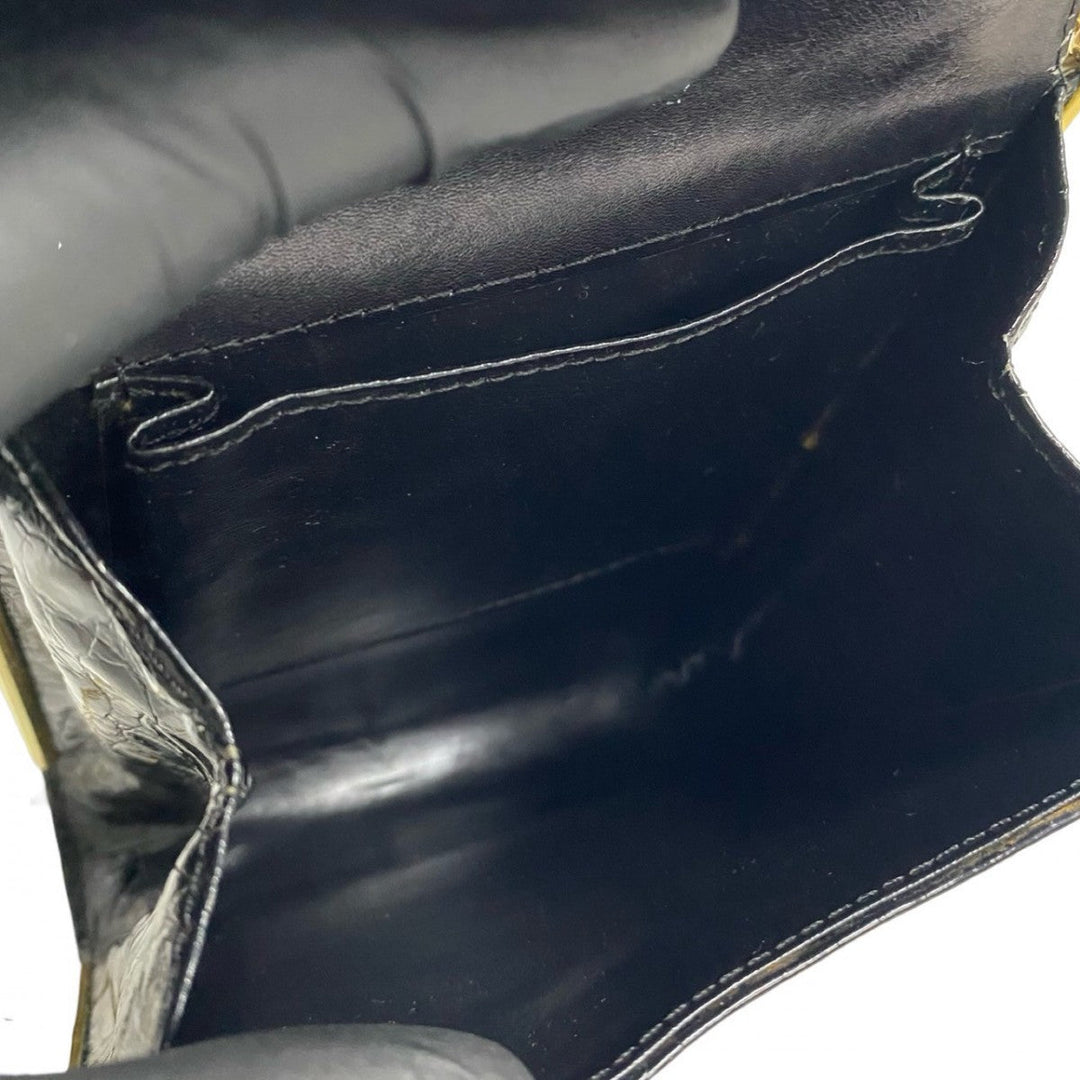 CELINE Shoulder Bag leather black