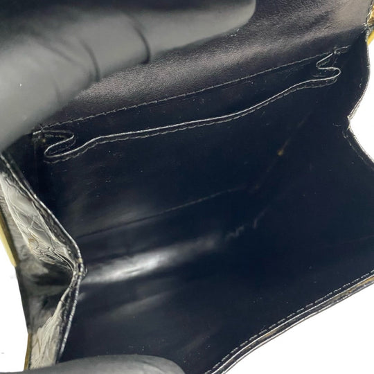 CELINE Shoulder Bag leather black