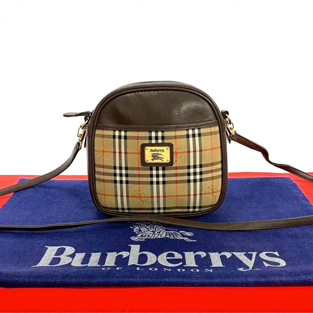 BURBERRY Shoulder Bag leather Brown