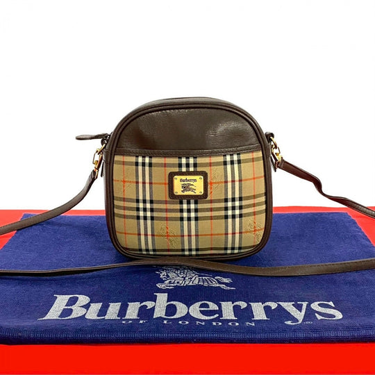 BURBERRY Shoulder Bag leather Brown
