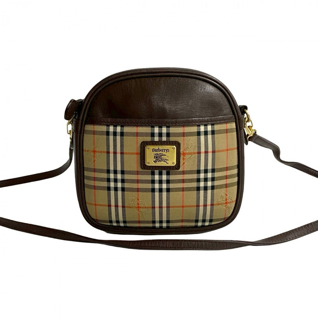 BURBERRY Shoulder Bag leather Brown