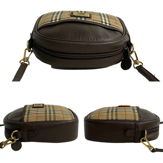 BURBERRY Shoulder Bag leather Brown