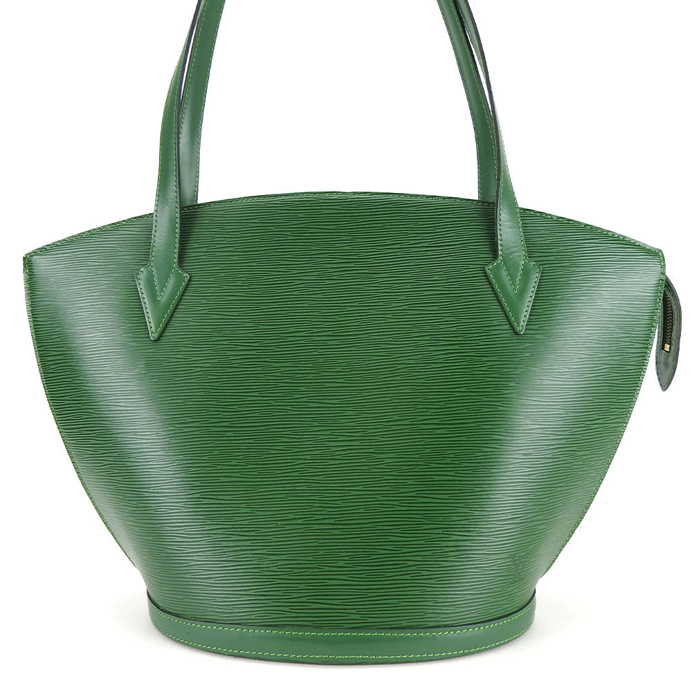 LOUIS VUITTON Tote Bag M52334 Epi Leather green Sun jack shopping Women Used Authentic