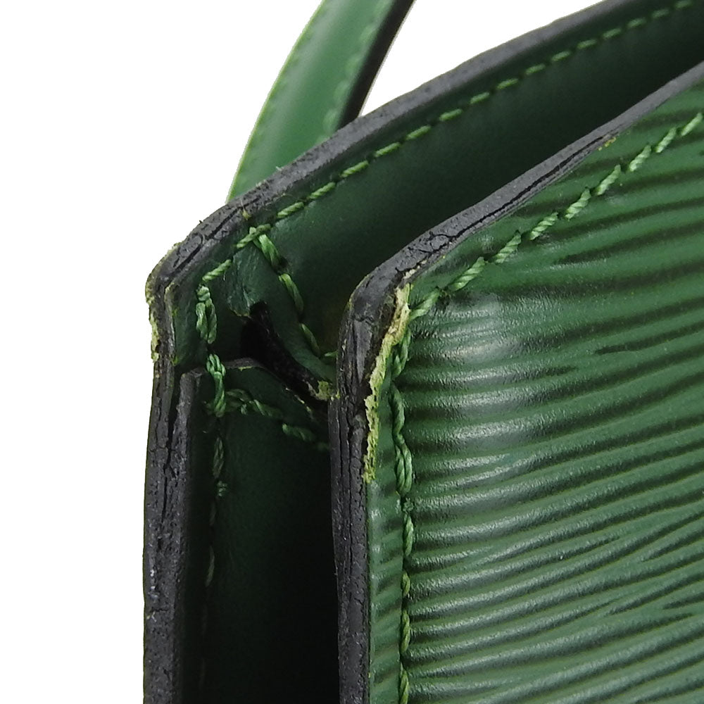 LOUIS VUITTON Tote Bag M52334 Epi Leather green Sun jack shopping Women Used Authentic