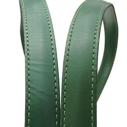 LOUIS VUITTON Tote Bag M52334 Epi Leather green Sun jack shopping Women Used Authentic