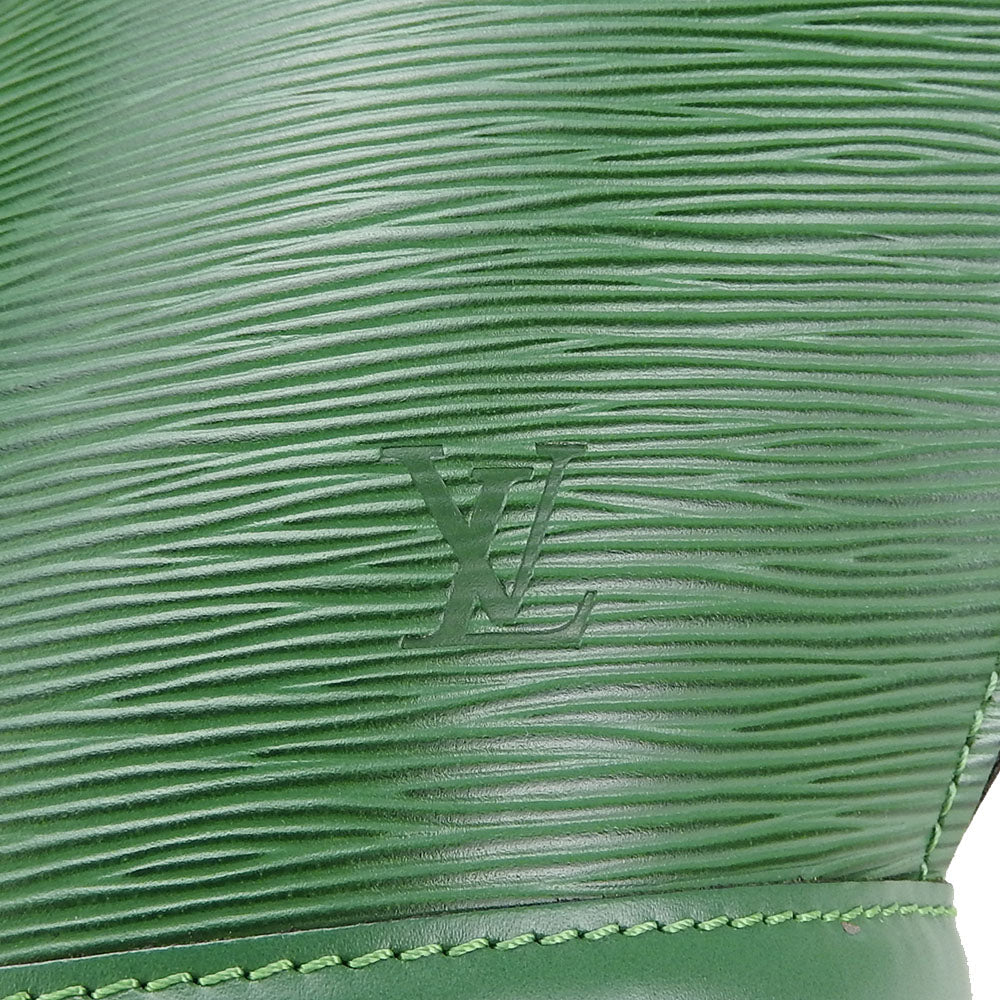 LOUIS VUITTON Tote Bag M52334 Epi Leather green Sun jack shopping Women Used Authentic