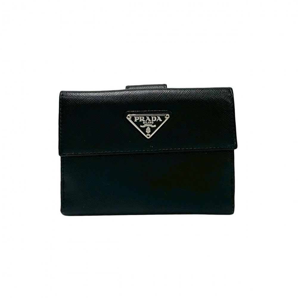 PRADA Bifold Wallet leather black