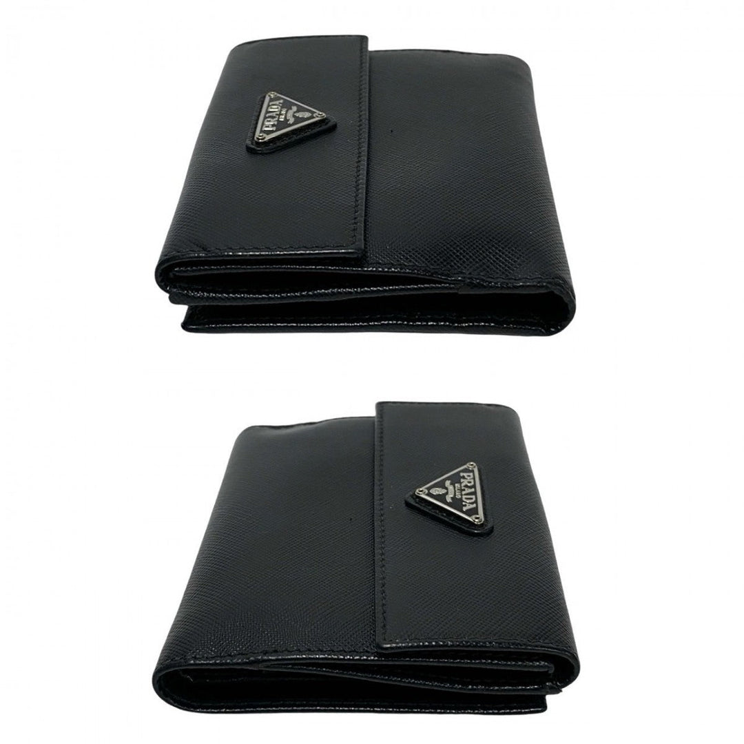 PRADA Bifold Wallet leather black