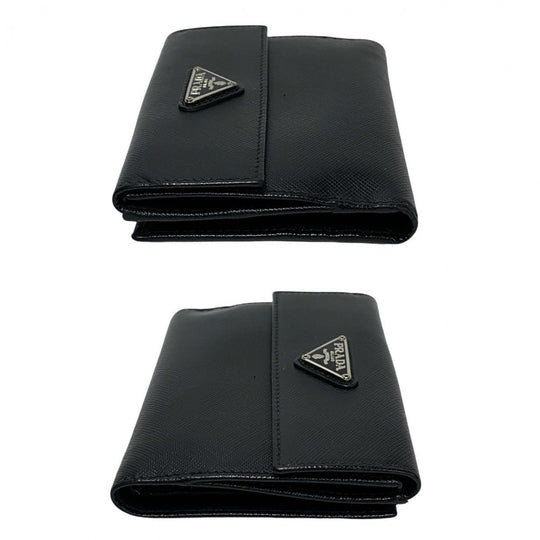 PRADA Bifold Wallet leather black