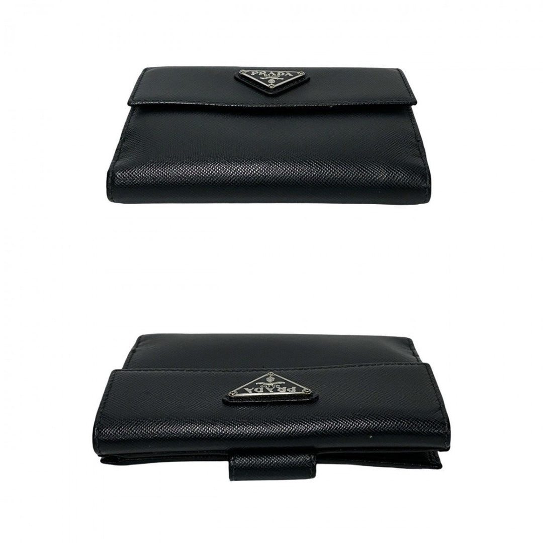 PRADA Bifold Wallet leather black