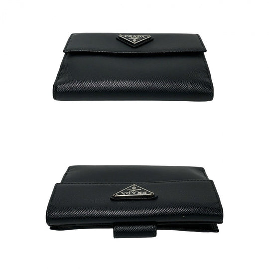 PRADA Bifold Wallet leather black