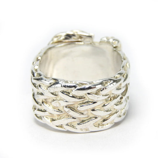 HERMES Ring Silver925 Silver Diane 50