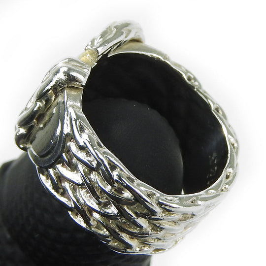 HERMES Ring Silver925 Silver Diane 50