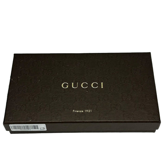 GUCCI Long Wallet Purse 449347 leather pink Interlocking Women Used Authentic