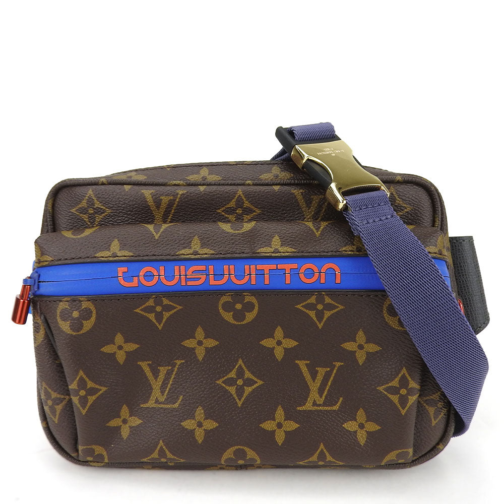 LOUIS VUITTON Waist bag M43828 Monogram Brown Pacific Bum Bag unisex(Unisex) Used Authentic