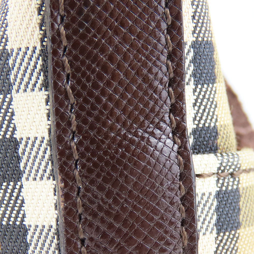 BURBERRY Handbag Canvas, Leather beige Nova Check Women Used Authentic