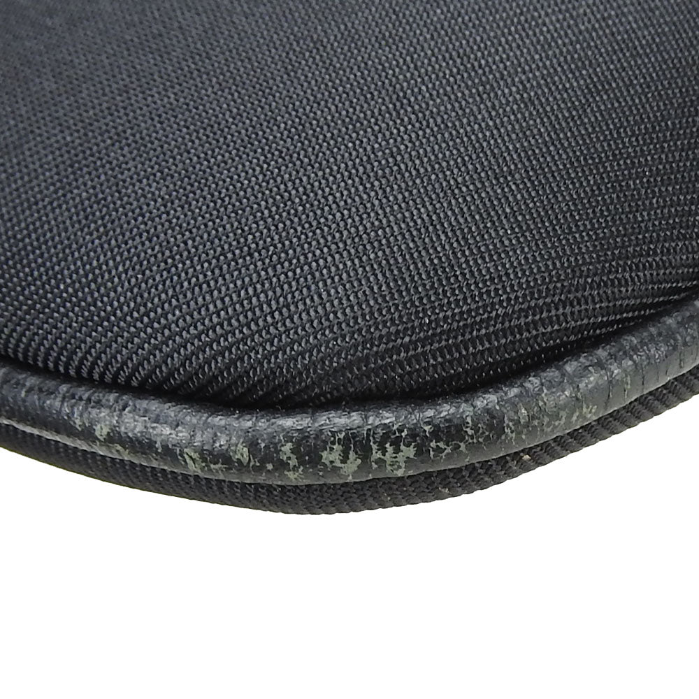 BURBERRY Shoulder Bag Canvas, Leather black Women Used Authentic