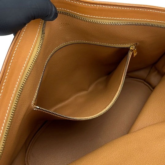 CELINE Tote Bag Leather, PVC Brown Macadam Women Used Authentic