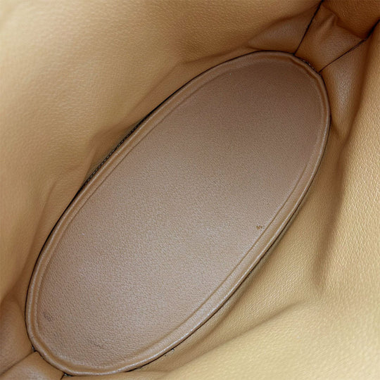 CELINE Tote Bag Leather, PVC Brown Macadam Women Used Authentic