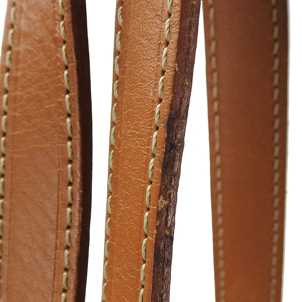 CELINE Tote Bag Leather, PVC Brown Macadam Women Used Authentic