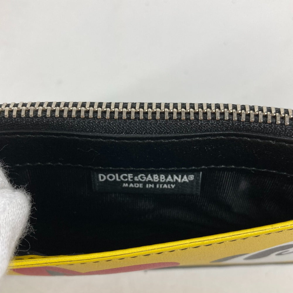 DOLCE&GABBANA Coin case leather multicolor Jujutsu Kaisen collaboration Panda Fragment Case